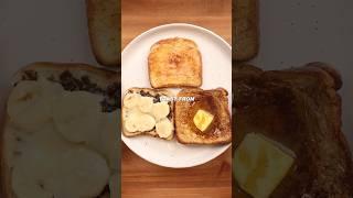 This toast is weird #cooking #food #foodasmr #recipe