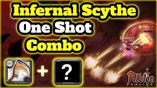 Albion Online PVP Infernal Scythe One Shot Build