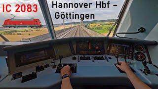 InterCity Königssee | IC 2083 Hannover Hbf - Göttingen | Cab Ride | BR 101