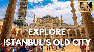 Istanbul Turkey Old City Exploring Sultanahmet District 4K UHD Walking Tour | JUNE 2024