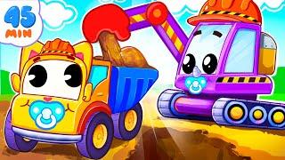 Construction Vehicles for Kids | Funny Songs For Baby & Nursery Rhymes by Toddler Zoo