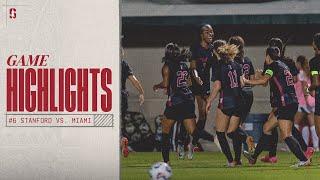 Highlights: Stanford Women's Soccer vs. Miami