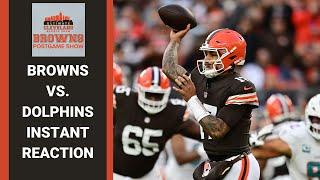 CLEVELAND BROWNS VS. MIAMI DOLPHINS INSTANT REACTION