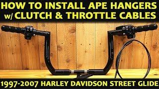 How To Install Ape Hangers on Harley Davidson Street Glide the Easy Method