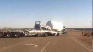 Cozad Trailers 16-Tire Super 13-Axle Turning