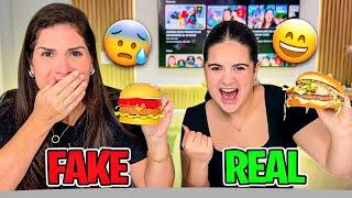 DESAFIO COMIDA VS FAKE!