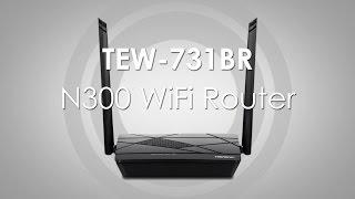 TRENDnet N300 WiFi Router - TEW-731BR