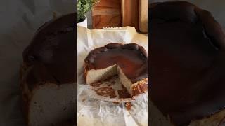 BAKEMAS DAY 18: earl grey basque cheesecake! ️ #baking