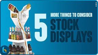 5 More Things To Consider About Stock Retail Displays | Point Of Purchase | Cardboard Displays