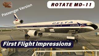 XP12 | Testing the New Rotate MD-11 Passenger Version | KATL Atlanta. GA to KCVG Cincinnati, OH |