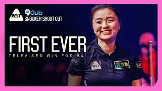 Bai Yulu's FIRST EVER Televised Win!  | 9Club Snooker Shoot Out 2024