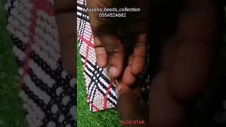 beaded bag #ghana #shorts #madeinghana #fashion #usa #ayaabacreation #beads #beaded #beadedbag