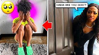 Crying With The Door Locked Prank On IDA *Cute Reaction️*