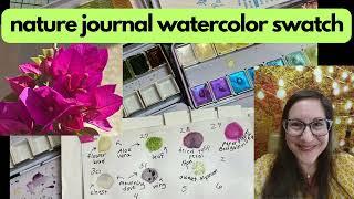 Bougainvillea NATURE JOURNAL with me⭐️backyard flower nature journaling⭐️nature journal challenge