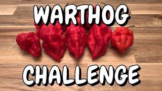 THE HOTTEST POD I'VE EVER EATEN! 1st Warthog Challenge! THE WARTHOG IS THE HOTTEST POD ON EARTH!