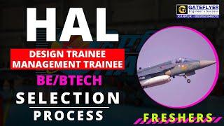 HAL RECRUITMENT 2023 ||DESIGN TRAINEE/MANAGEMENT TRAINEE || 185 POSTS ||BE/BTECH ||SELECTION PROCESS