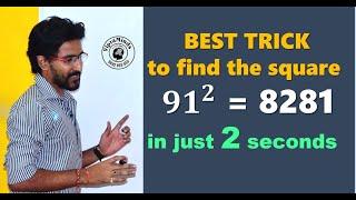 Vedic Maths | Shortcut to Find Square | Maths Tricks - VipraMinds