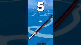 Top 5 BEST Sword in Second Sea | Blox Fruits  #bloxfruits #bloxfruit