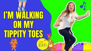 I'm Walking On My Tippity Toes - A Cumulative Action Song For Preschoolers and Early Elementary