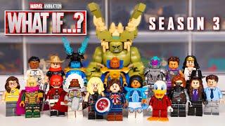 BUILDING MARVEL WHAT IF Season 3 MAIN CHARACTERS IN LEGO!