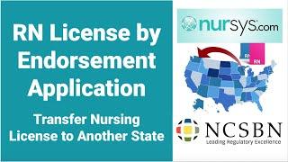 RN License by Endorsement Application | Transfer Nursing License to Another State