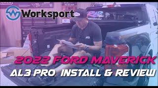 Unboxing, Install & Review: 2022 Ford Maverick WorkSport AL3 Pro