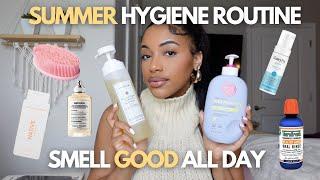 Summer Hygiene Routine 2024 + How To Smell Good All Day +Must Haves to fight odor/sweat this summer