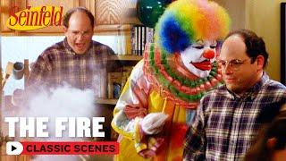 George Escapes The Birthday Party Fire | The Fire | Seinfeld