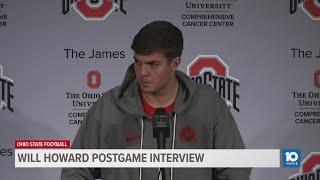 Will Howard postgame interview | Ohio State vs. Nebraska