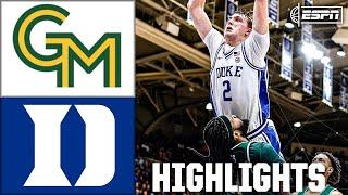 George Mason Patriots vs. Duke Blue Devils | Full Game Highlights | ESPN College Basketball