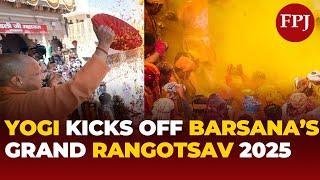 Braj’s Holi Festivities Begin as Yogi Adityanath Begins Rangotsav 2025 in Barsana!