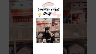 sweater crop sweater perempuan sweater cewek baju wanita