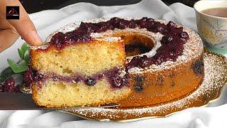 Homemade Mixed Berry Jam Cake