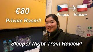 EuroNight Sleeper Night Train Chopin from Prague (Czechia) to Krakow (Poland)!! Euro #6