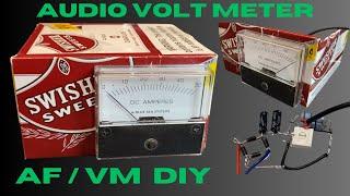 Do It Yourself AF Meter For CB and Ham Radio Alignment ( AF VM ) CIGAR BOX METER (4K)