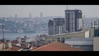 Walking Istanbul region Şişli.Shop.mall CİTY'S.Amazing view from terrace  to magnificent Bosphorus