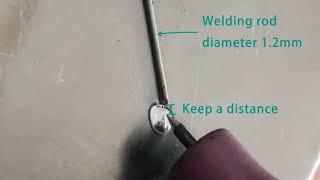 Right way to use filler wire - ATOM AWE-P1600 cold welding machine