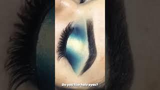 halo eyes look #shorts #viral #ytshorts #eyemakeup