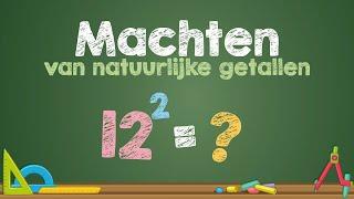 MACHTEN van natuurlijke getallen - (Wiskunde)