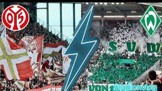 Was ein Spiel Mainz-Bremen Stadionvlog | Pyro,Choreo und Mega Stimmung