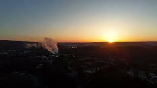 Sunrise April 8 over Mont Mégantic and ASTROLab