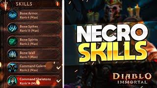 Diablo Immortal Necromancer - ALL SKILLS