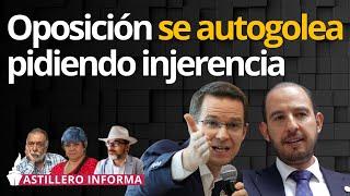 Opositores muestran su poca altura política al aplaudir intervención de Estados Unidos: mesa