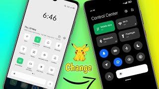 How To Change Control Center In Oppo | Miui 12 Control Center