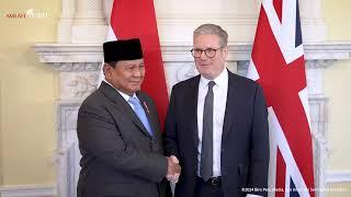 Presiden Prabowo Bertemu dengan PM Inggris Keir Starmer, London, 21 November 2024