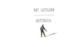 Mount Hotham. Ski and Snowboard Resort in Australia.