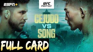 UFC Seattle Predictions Cejudo vs Song Full Card Betting Breakdown