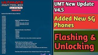 UMTv2/UMTPro UltimateMTK v4.5 || Mtk Added Bootloader Unlock/Relock || Umt New Update 2021