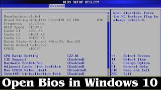 [GUIDE] How to Enter Bios Windows 10 very Easily & Quickly