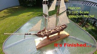 Halcon 1:100 scale Wooden ship - A Picture Montage